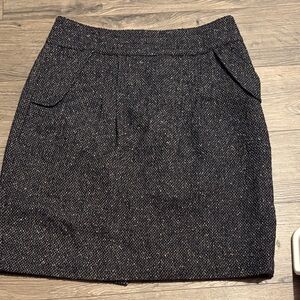 CAbi Charcoal wool Pencil Skirt